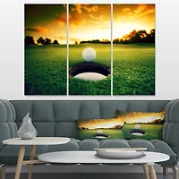 Designart - Golf Ball Near Hole