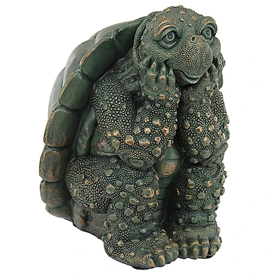 Design Toscano 7.5" The Thinker Turtle Garden Statue
