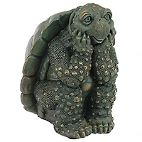Design Toscano 7.5" The Thinker Turtle Garden Statue