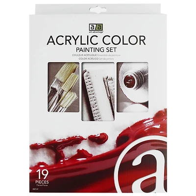 Art Advantage® 12-Color Mini Acrylic Paint Set