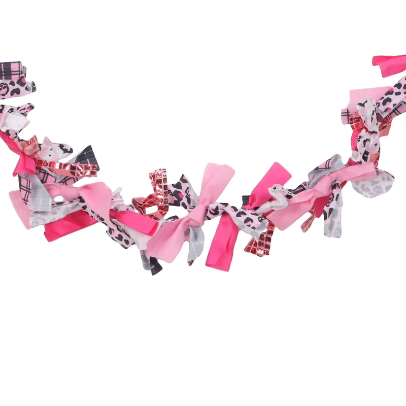 6ft. Pink Fabric Garland by Ashland®