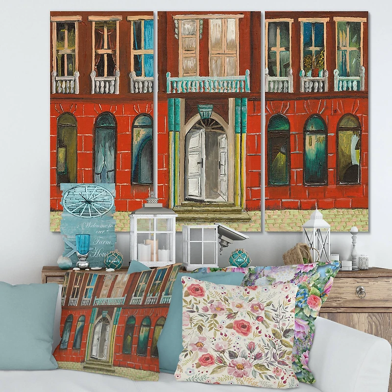 Designart - Red Facade of Shop In Paris II