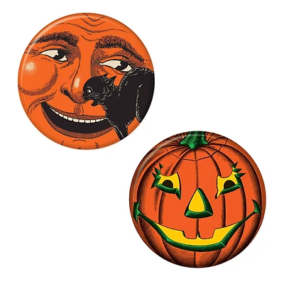 Beistle Vintage Halloween Buttons, 6ct.