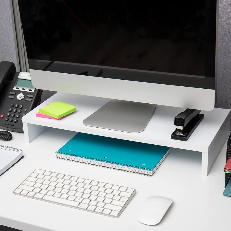 Mind Reader Woodland Collection Monitor Stands