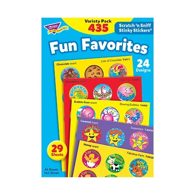 Trend Enterprises® Fun Favorites Scented Stickers Variety Pack