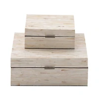 White Mother of Pearl Coastal Box Set