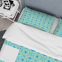 Designart 'Retro Ornamental Design I' Mid-Century Duvet Cover Set