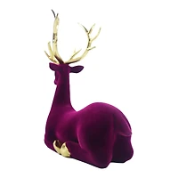 Flocked Sitting Reindeer Tabletop Décor by Ashland