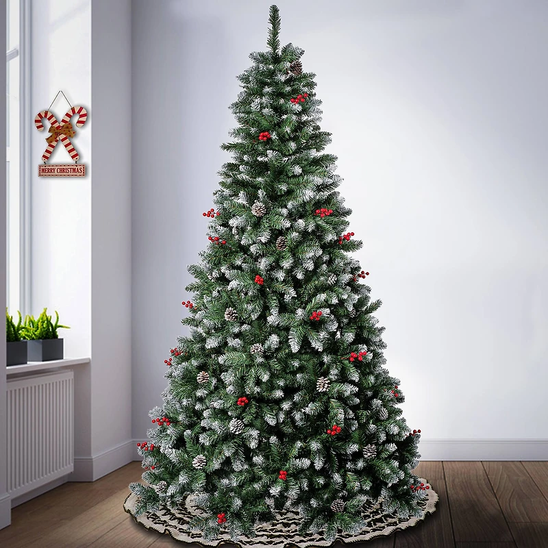 7.5ft. Unlit Cullen Fir Artificial Christmas Tree with Berries and Pinecones