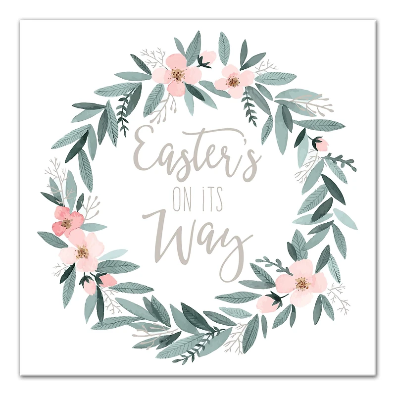 Easter's On its Way Canvas Art