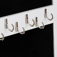 Simplify 61" White Jewelry Armoire Free Standing Cabinet with Full Mirror