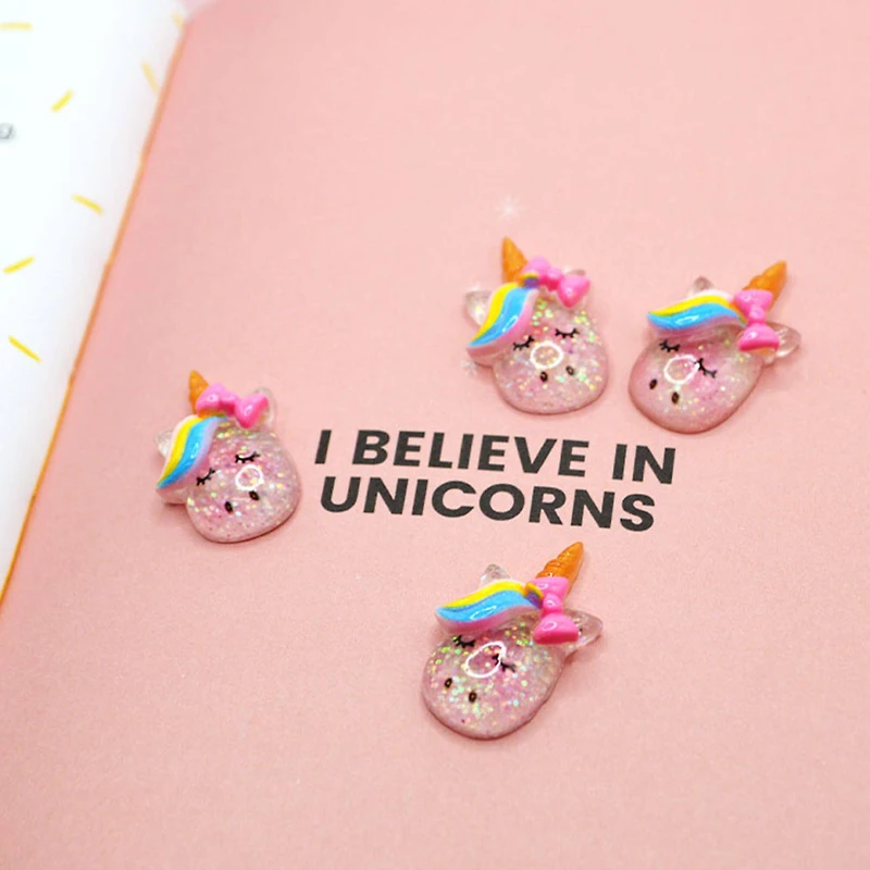 Dress It Up Unicorn Princess Cabochons Sparkling Embellishments, 4ct.