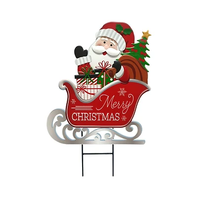 1.9ft. Santa Yard Stake by Ashland®