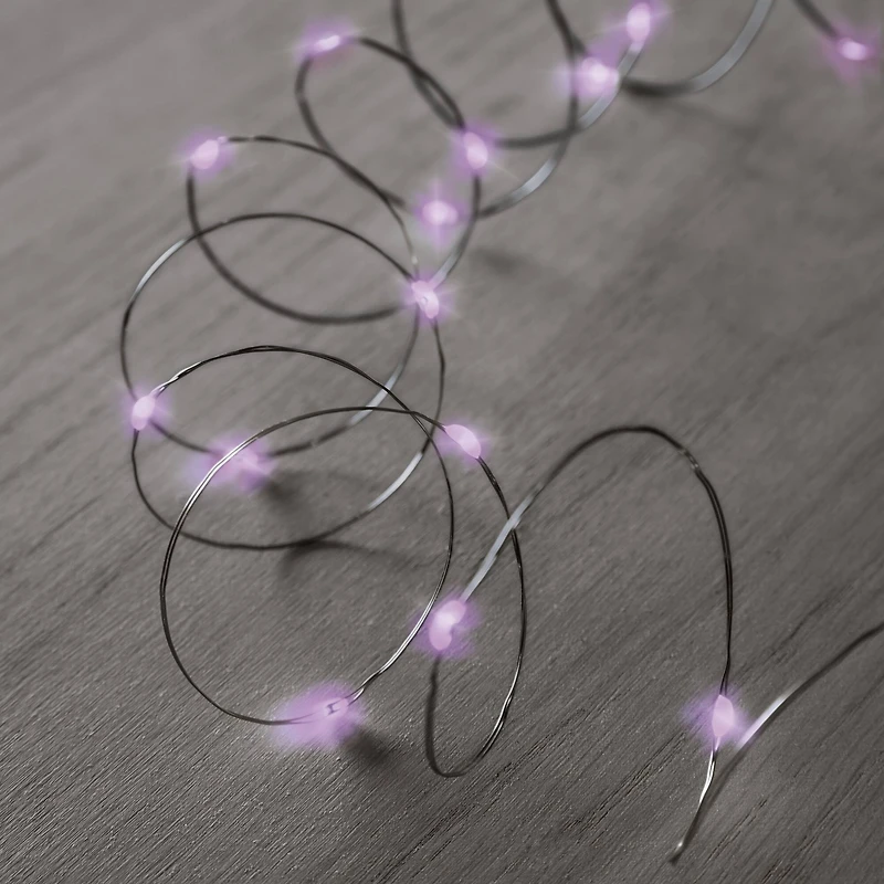 50ct. Purple & White LED String Lights by Ashland®