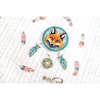 MP Studia Fox Ornament Plastic Canvas Counted Cross Stitch Kit