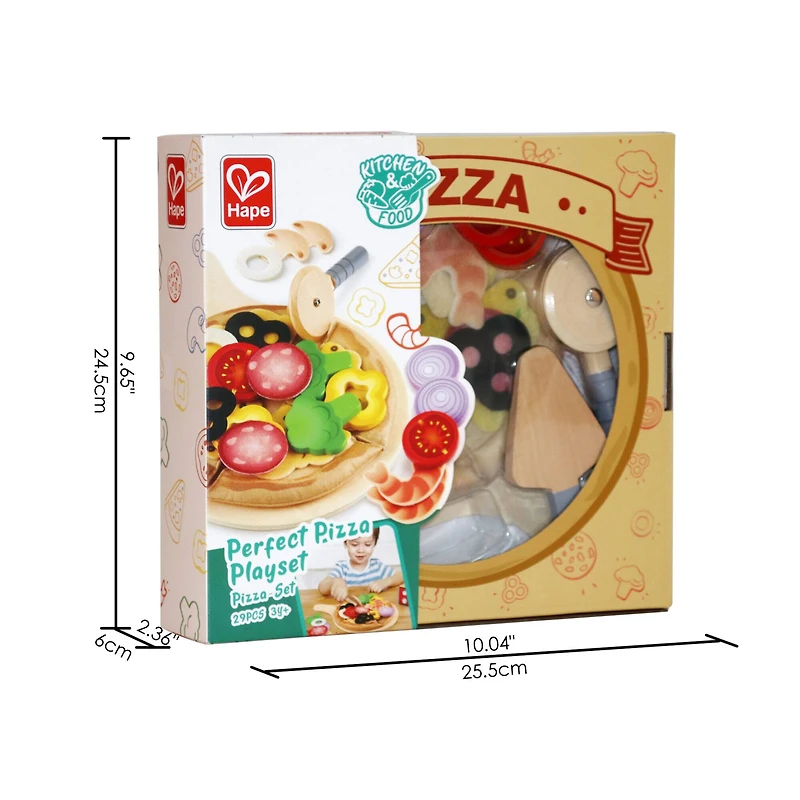 Hape Perfect Pizza Kitchen Food Playset
