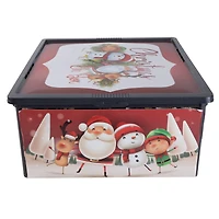 Simplify Christmas Shallow Storage Bin with Locking Lid