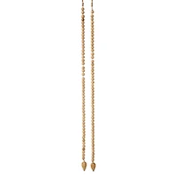Hello Honey® Wood Bead Strand with Decorative Wood Bead Drop