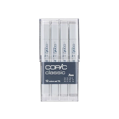Copic® Toner Gray 12 Color Classic Marker Set