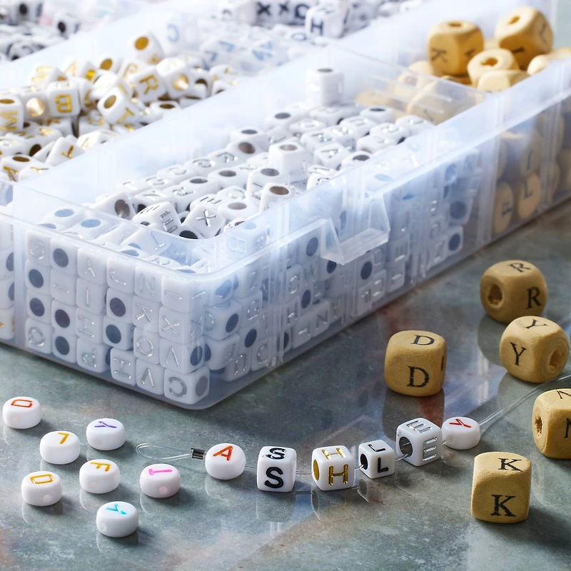 Craft Mixed Alphabet Beads by Bead Landing™