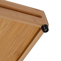 Honey Can Do 8-Compartment Bamboo Diagonal Drawer Organizer