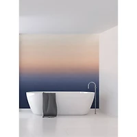 Katie Hunt Orange & Blue Ombre Sunrise Wall Mural