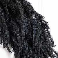 6ft. Artificial Real Touch Halloween Black Norfolk Island Pine Garland with Natural Look
