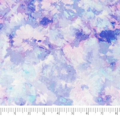 SINGER Purple Pink Blender Cotton Fabric