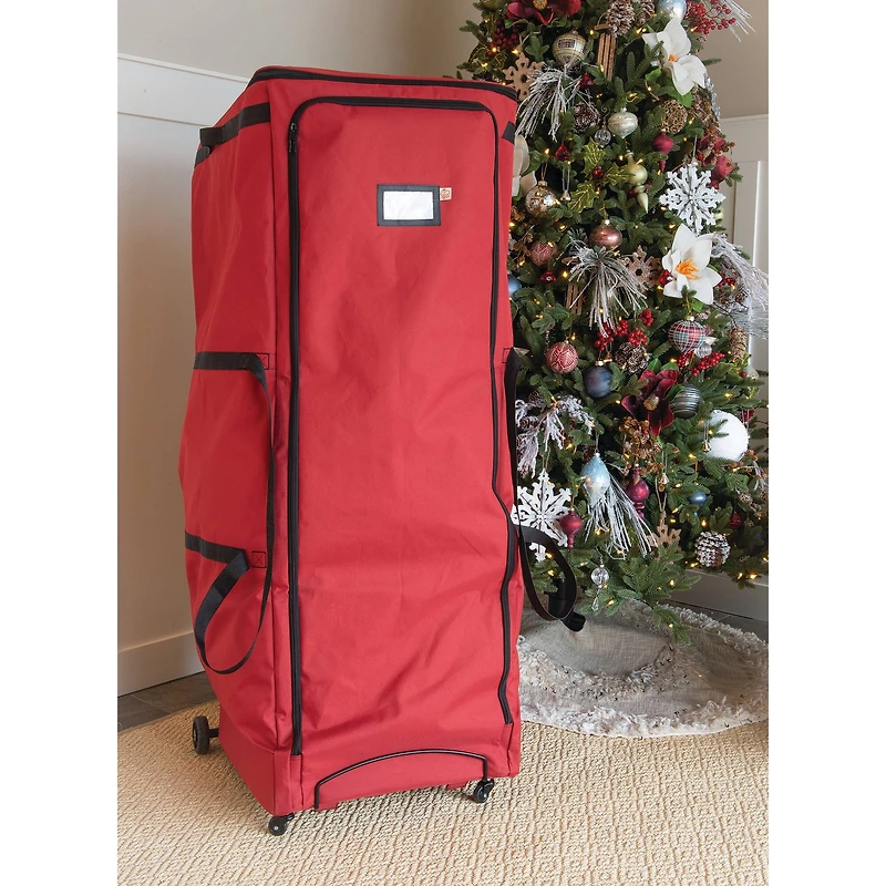 Santa's Bags 7-12ft. Artificial Christmas Tree Storage Bag with Wheels