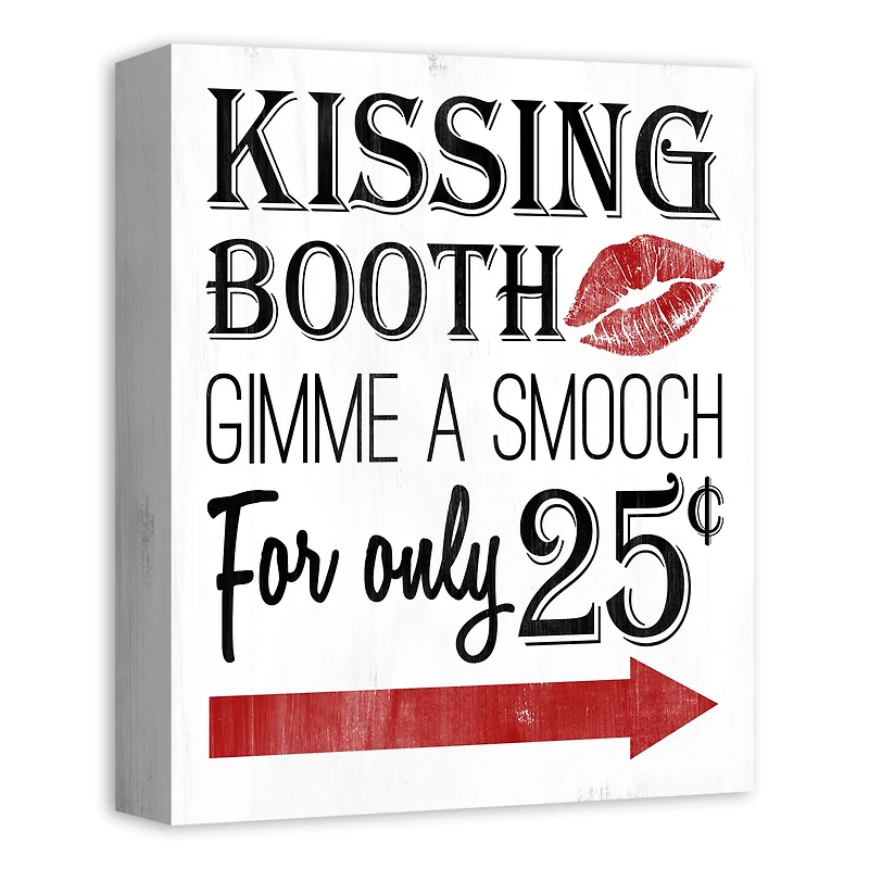 Kissing Booth Canvas Art