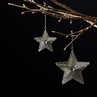 Iron & Glass Star Ornament Set