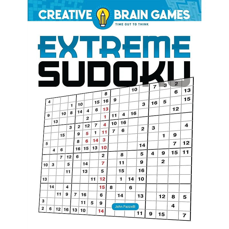 Dover Publications Creative Brain Games Extreme Sudoku Book