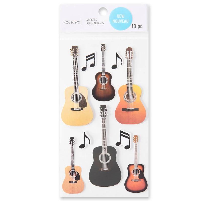 Acoustic Guitar Stickers by Recollections™