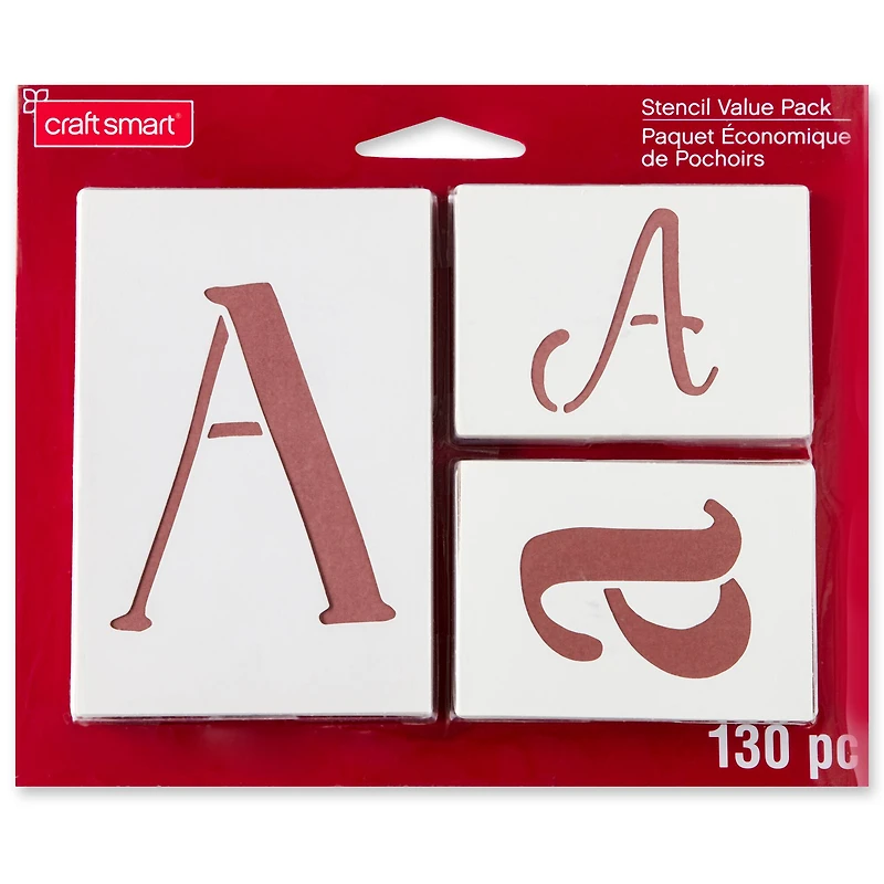Letter Stencils Value Pack by Craft Smart®