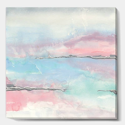 Designart - Metallic Shabby Pink II