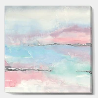 Designart - Metallic Shabby Pink II
