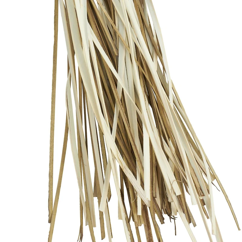 4.75ft. Brown Dried Plant Palm Leaf Natural Foliage with Grass