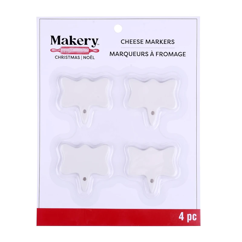 Ceramic Cheese Markers, 4ct. by Makery™