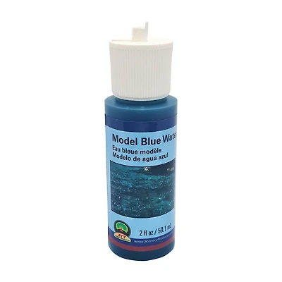 JTT Scenery Products Model Blue Water Paint, 2oz.
