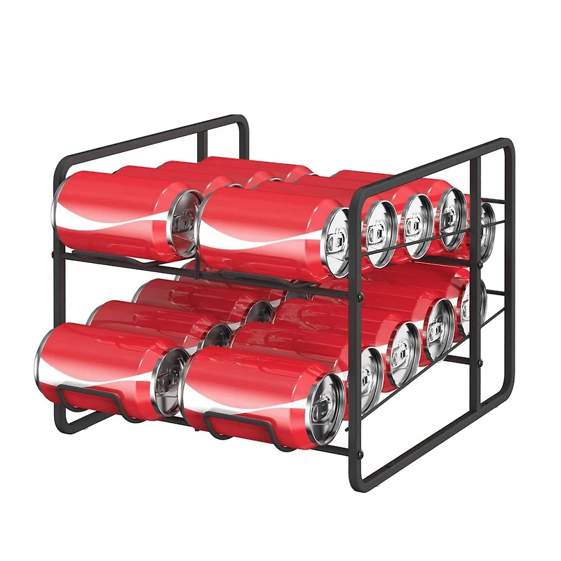 NEX™ 12oz. 20-Can Capacity Black Beverage Organizer and Dispenser