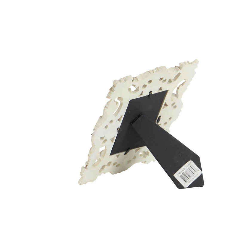 2 Pack White Polystone Traditional 9" x 11" Frames