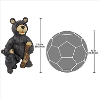 Design Toscano 15.5" Black Forest Bear Pair Sculpture