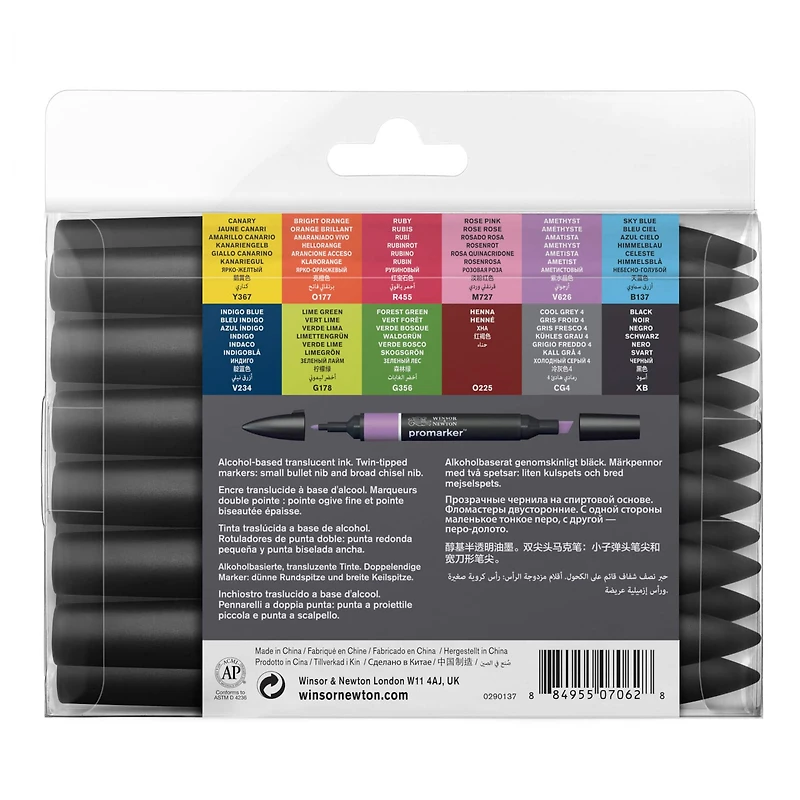 Winsor & Newton® ProMarker™ 13 Marker Set, Set 1