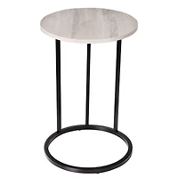 6 Pack: Honey Can Do 16" Natural Round C End Table