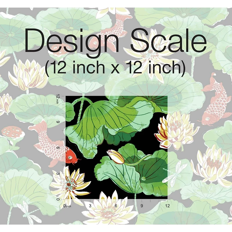 RoomMates Lotus Lake Peel & Stick Wallpaper