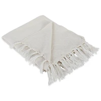 DII® White Hexagon Throw