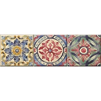 WallPops Iznik Tile Stair Stripe Decal