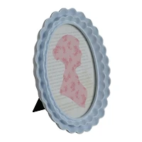 Just Jane 5" x 7" Layered Wave Oval Frame by Studio Décor