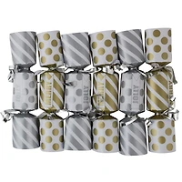 JAM Paper Classic English Christmas Crackers, 6ct.
