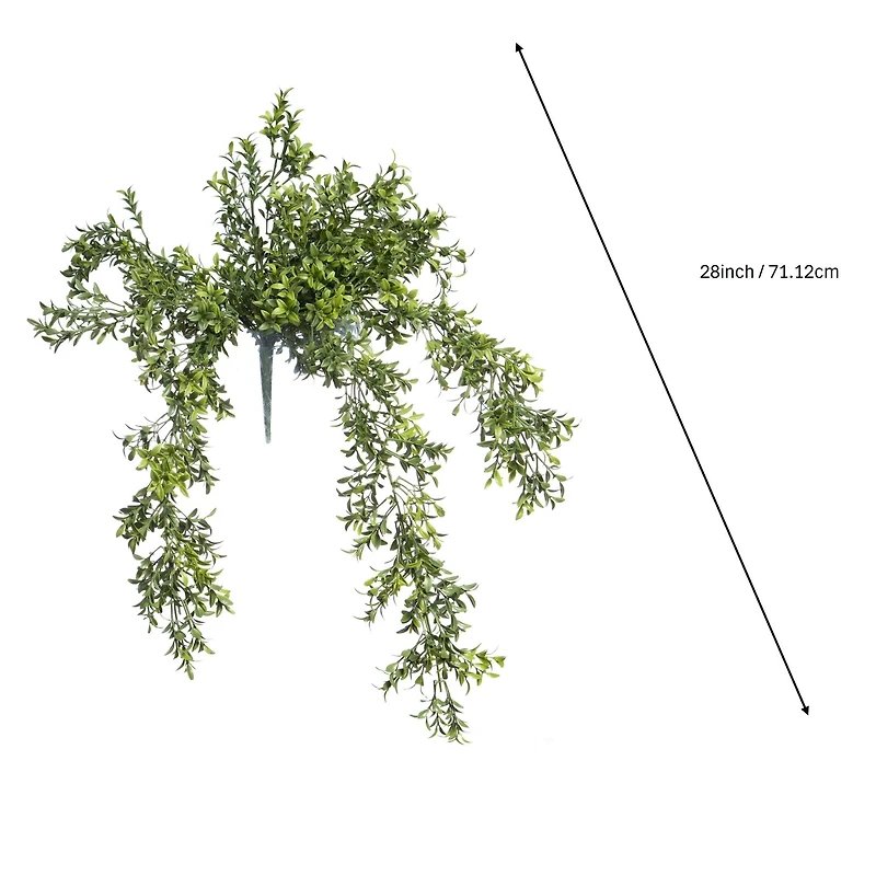 28" Green Hanging Boxwood UV Resistant Bush by Ashland®